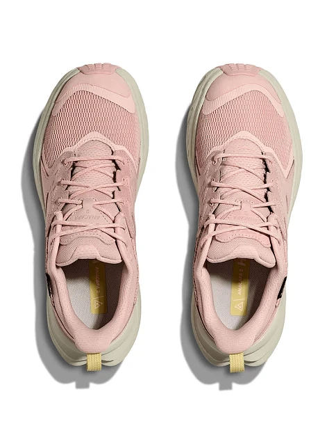 Жіночі кросівки Hoka Anacapa 2 Low GTX (w) з нубуку рожеві - фото 5 - Miraton