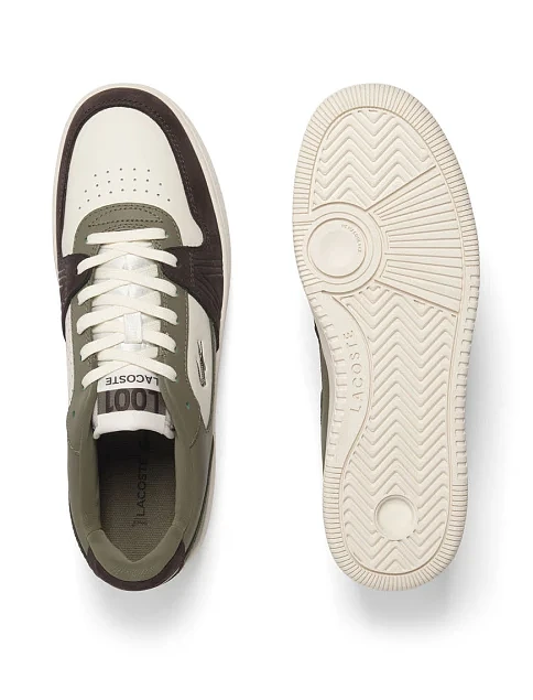 Женские кеды Lacoste L001 кожаные зеленые - фото 4 - Miraton