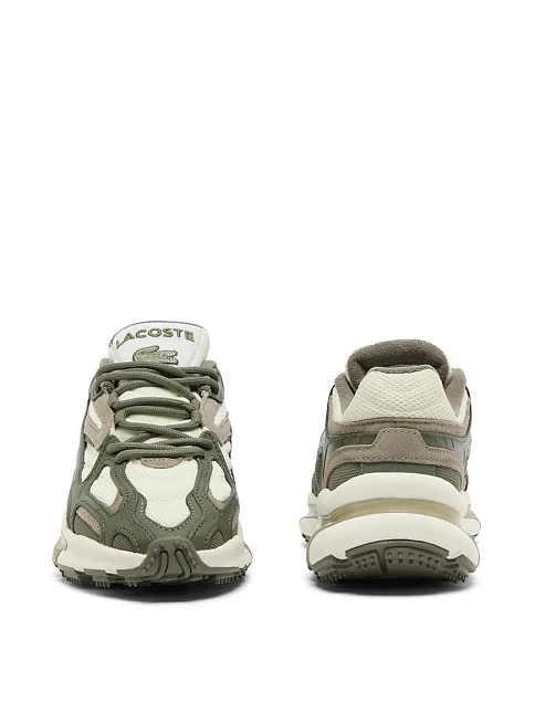 Жіночі кросівки Lacoste L003 2K24 шкіряні зелені - фото 5 - Miraton