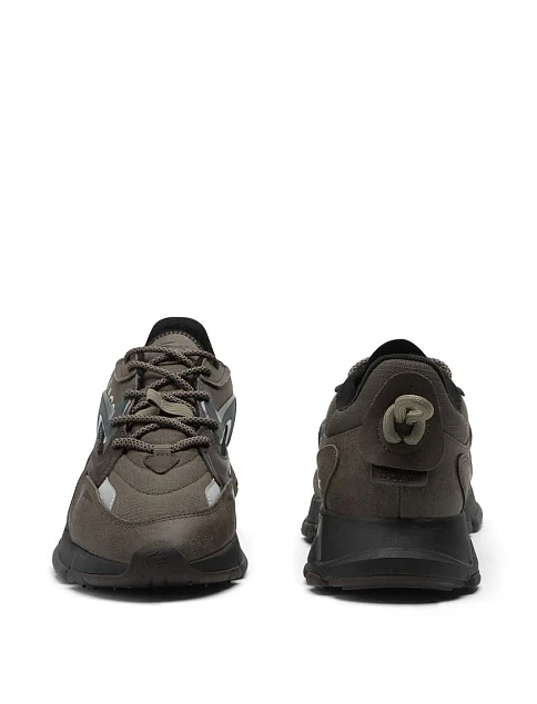 Чоловічі кросівки Lacoste L003 Neo tech замшеві коричневі - фото 5 - Miraton