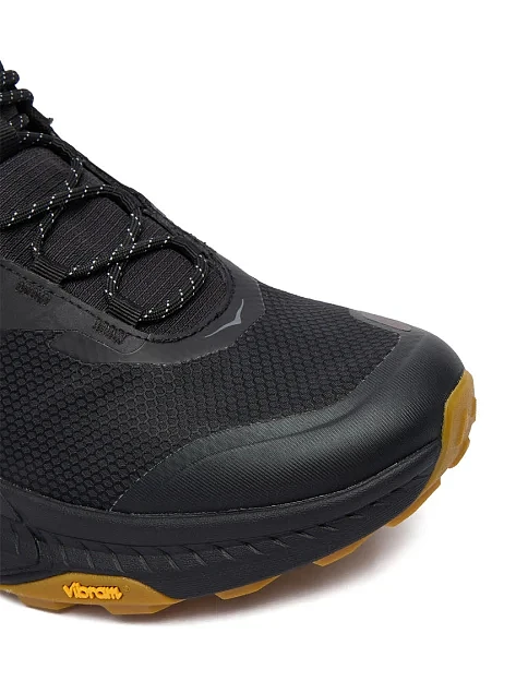 Чоловічі черевики Hoka Transport Hike текстильні чорні - фото 5 - Miraton