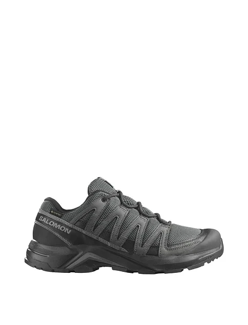 Чоловічі кросівки Salomon X-Adventure Recon GTX M з екошкіри чорні - фото 1 - Miraton