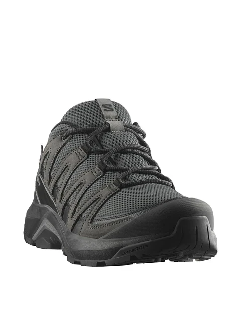 Чоловічі кросівки Salomon X-Adventure Recon GTX M з екошкіри чорні - фото 3 - Miraton
