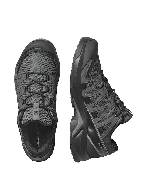 Чоловічі кросівки Salomon X-Adventure Recon GTX M з екошкіри чорні - фото 5 - Miraton