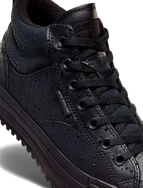 Чоловічі черевики Converse Chuck Taylor All Star Malden Street Boot з екошкіри чорні - фото 7 - Miraton