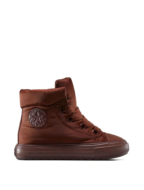 Жіночі дутики Converse Chuck Taylor All Star Elements текстильні бордові - фото 1 - Miraton