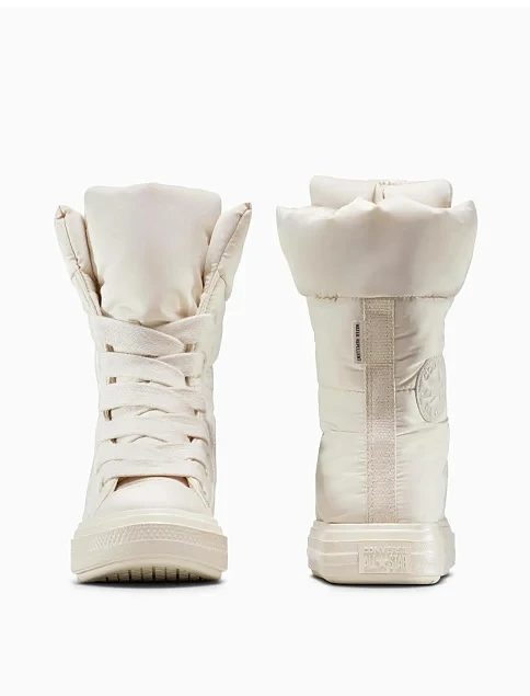 Жіночі дутики Converse Chuck Taylor All Star Elements Boot X - Hi Top текстильні бежеві - фото 4 - Miraton