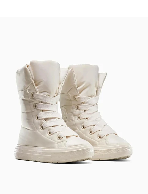 Жіночі дутики Converse Chuck Taylor All Star Elements Boot X - Hi Top текстильні бежеві - фото 6 - Miraton