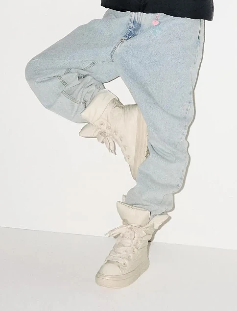 Жіночі дутики Converse Chuck Taylor All Star Elements Boot X - Hi Top текстильні бежеві - фото 9 - Miraton