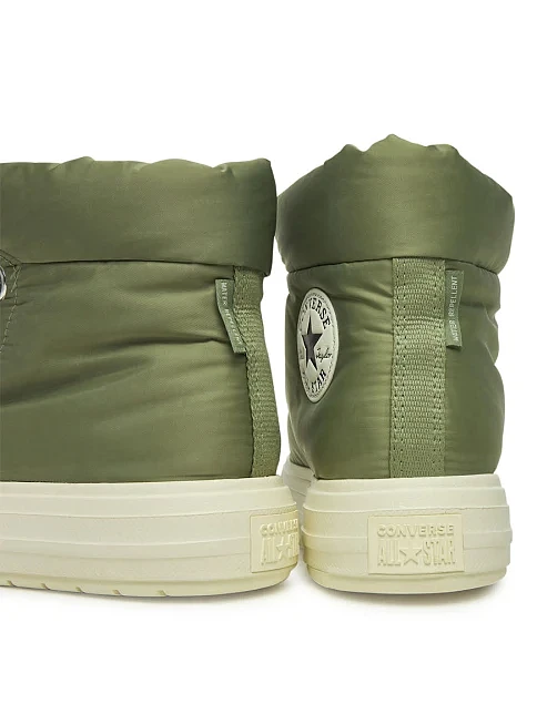 Жіночі дутики Converse Chuck Taylor All Star Elements Boot High Top Surplus текстильні зелені - фото 5 - Miraton