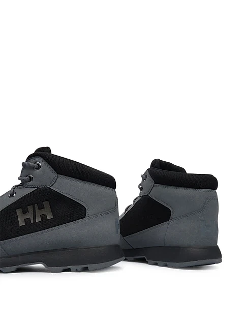 Мужские ботинки кожаные серые - фото 5 - Miraton