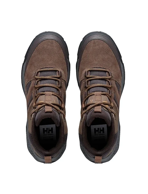 Мужские ботинки замшевые коричневые - фото 5 - Miraton