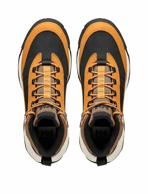 Мужские ботинки кожаные рыжие - фото 5 - Miraton