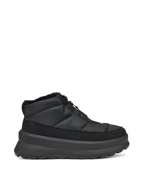 Женские дутики текстильные черные - фото 1 - Miraton