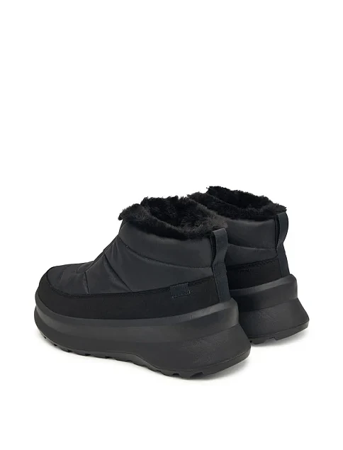 Женские дутики текстильные черные - фото 3 - Miraton