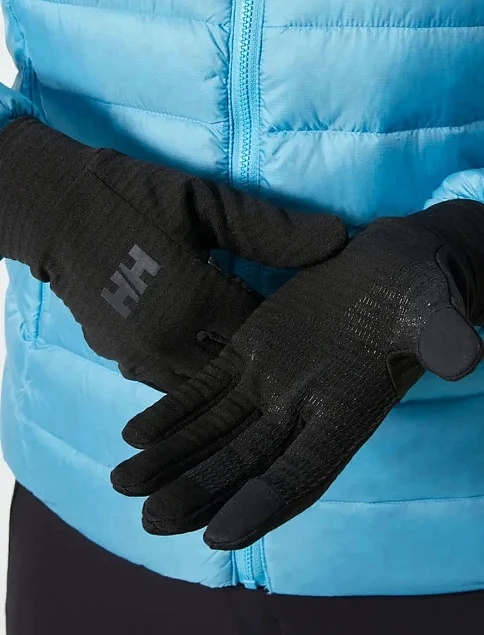 Перчатки текстильные черные - фото 4 - Miraton