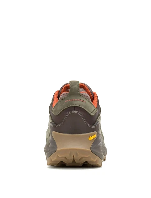 Мужские кроссовки Merrell Moab Speed 2 LTR WP из нубука зеленые - фото 4 - Miraton