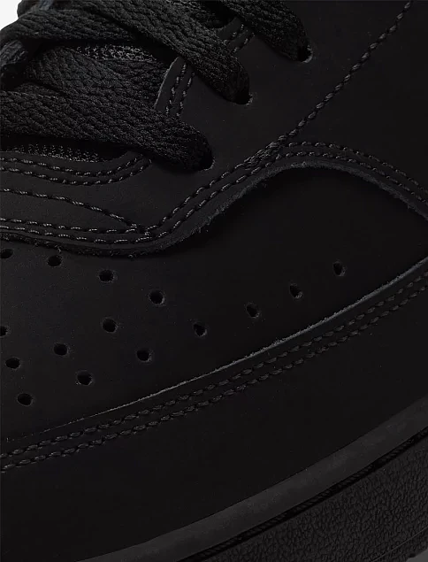 Мужские ботинки Nike Court Vision Mid кожаные черные - фото 7 - Miraton