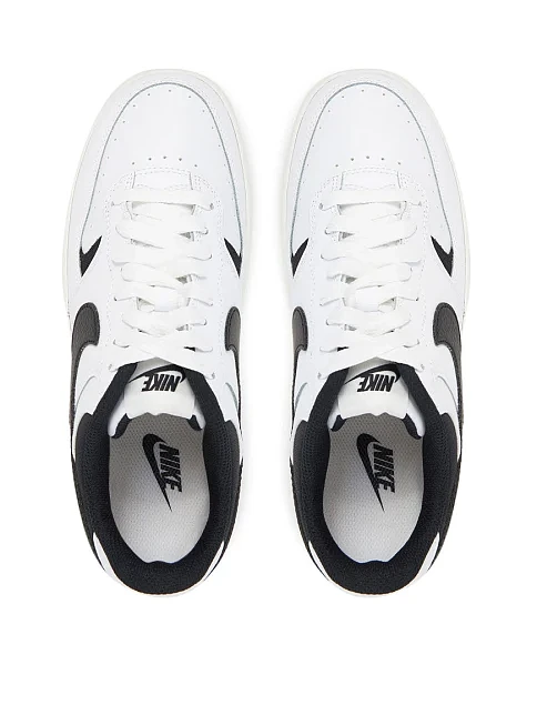 Жіночі кеди Nike COURT VISION шкіряні білі - фото 4 - Miraton