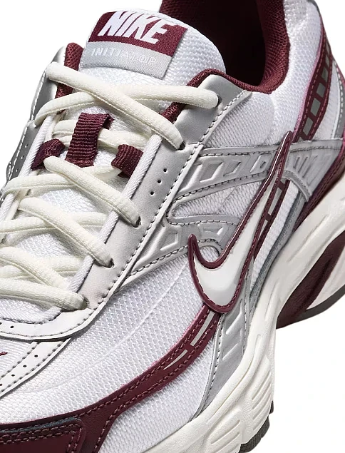 Женские кроссовки Nike Initiator кожаные бордовые - фото 7 - Miraton