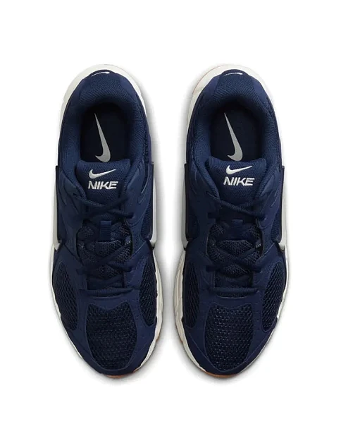 Мужские кроссовки Nike AIR FORCE 1 из экокожи синие - фото 5 - Miraton