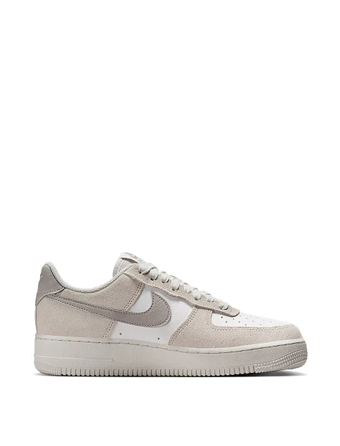 Женские кеды Nike AIR FORCE 1 LO кожаные бежевые - фото 1 - Miraton