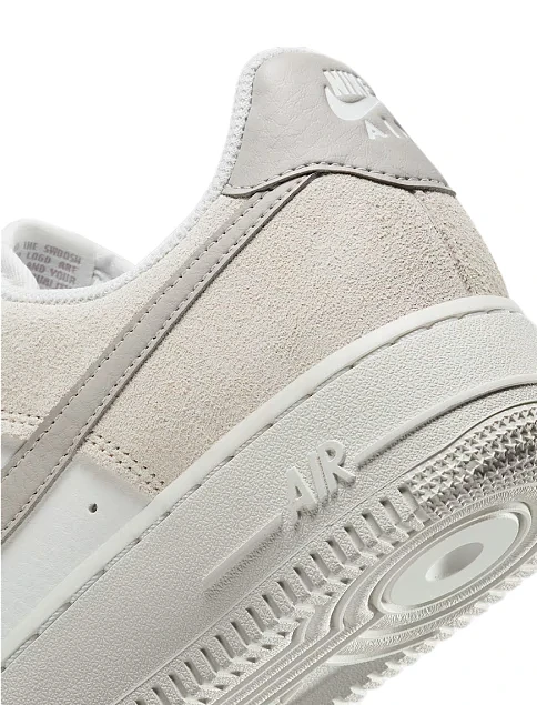 Женские кеды Nike AIR FORCE 1 LO кожаные бежевые - фото 7 - Miraton