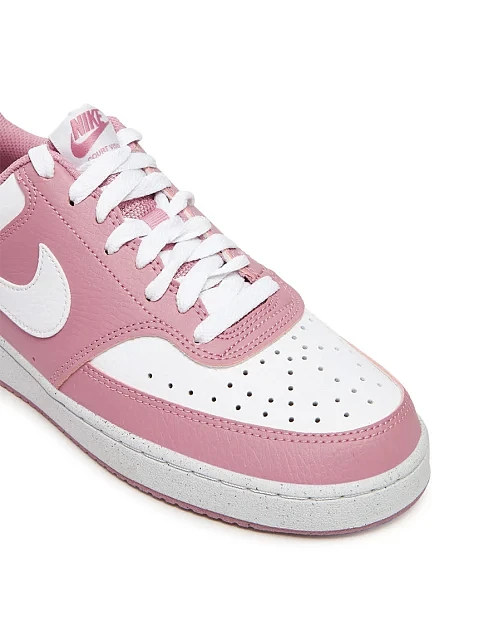 Жіночі кеди Nike COURT VISION з екошкіри рожеві - фото 5 - Miraton