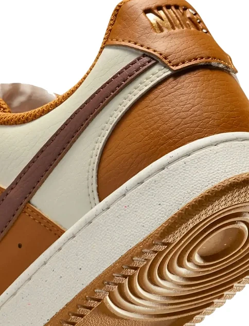 Женские кеды Nike COURT VISION из экокожи оранжевые - фото 8 - Miraton