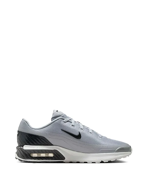 Мужские кроссовки Nike Air Max Bia из экокожи серые - фото 1 - Miraton
