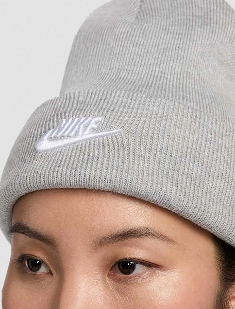 Шапка Nike текстильная серая - фото 4 - Miraton