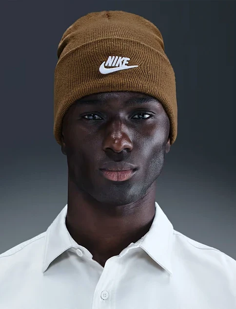 Шапка Nike текстильная коричневая - фото 4 - Miraton