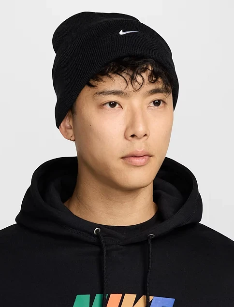 Шапка Nike текстильная черная - фото 1 - Miraton