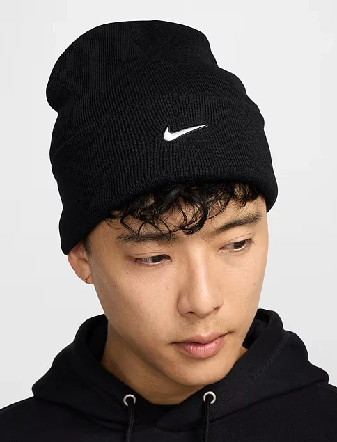 Шапка Nike текстильная черная - фото 4 - Miraton