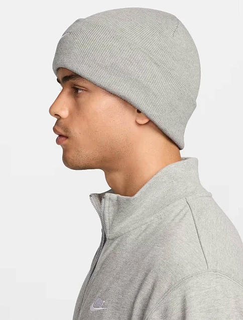 Шапка Nike текстильная серая - фото 3 - Miraton