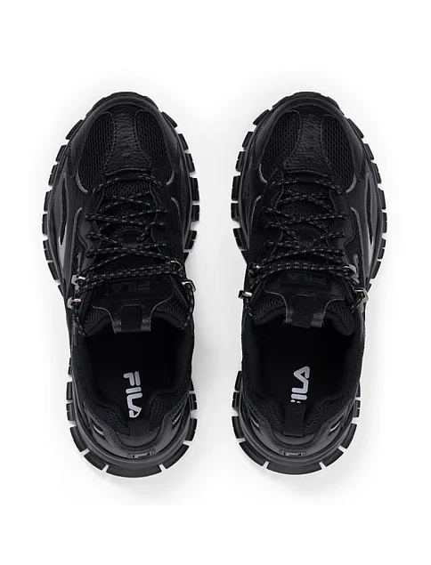Жіночі кросівки FILA шкіряні чорні - фото 3 - Miraton