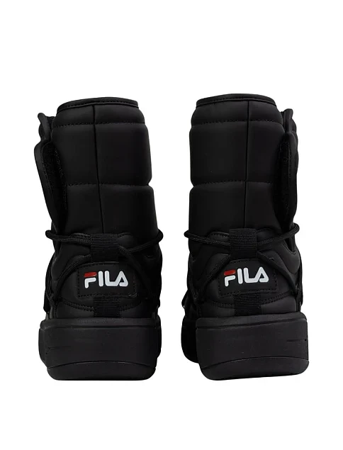 Жіночі дутики FILA з екошкіри чорні - фото 3 - Miraton