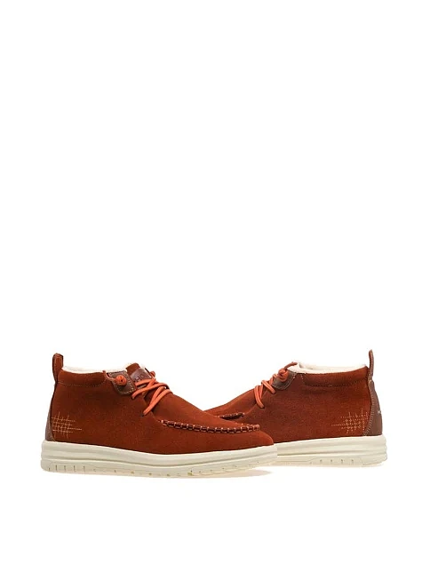 Женские ботинки Hodaki замшевые рыжие - фото 5 - Miraton