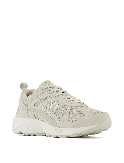 Женские кроссовки New Balance 878 кожаные бежевые - фото 3 - Miraton