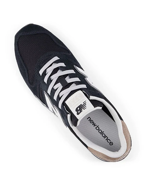 Мужские кроссовки New Balance 373 замшевые черные - фото 4 - Miraton