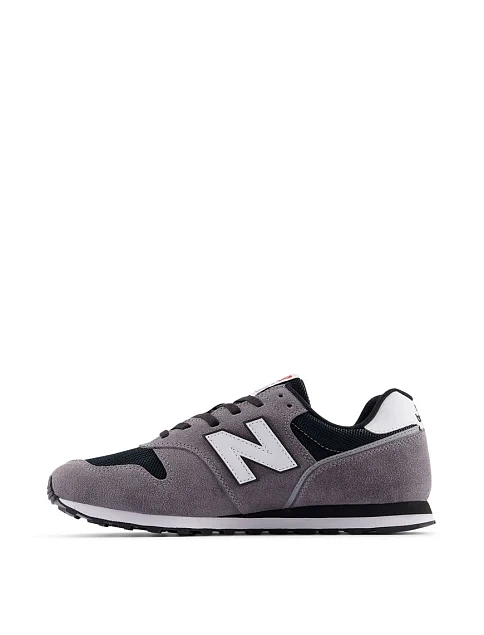 Чоловічі кросівки New Balance 373 замшеві сірі - фото 2 - Miraton