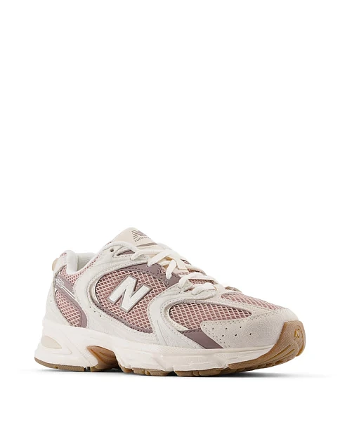 Женские кроссовки New Balance 530 кожаные бежевые - фото 2 - Miraton