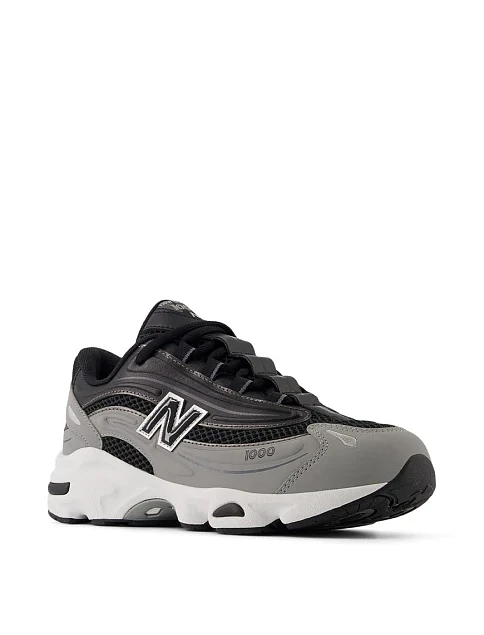Женские кроссовки New Balance 1000 из экокожи черные - фото 2 - Miraton