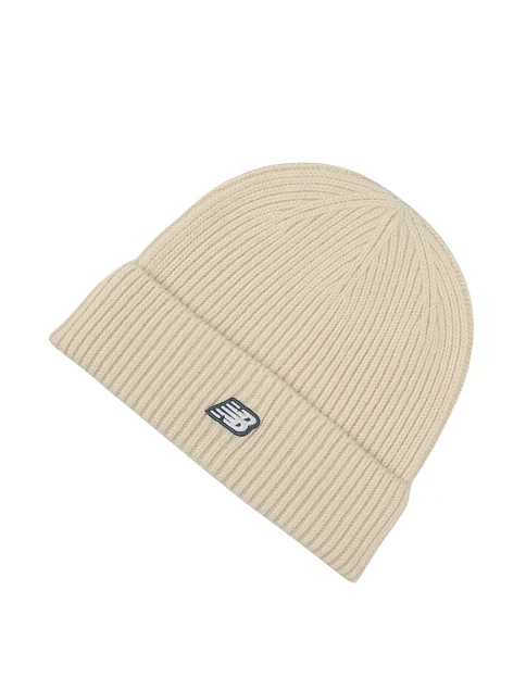 Шапка New Balance текстильная бежевая - фото 1 - Miraton
