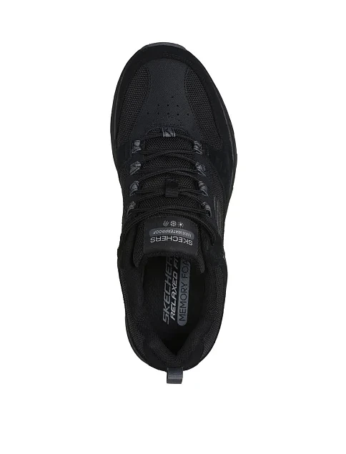 Мужские кроссовки Skechers замшевые черные - фото 4 - Miraton