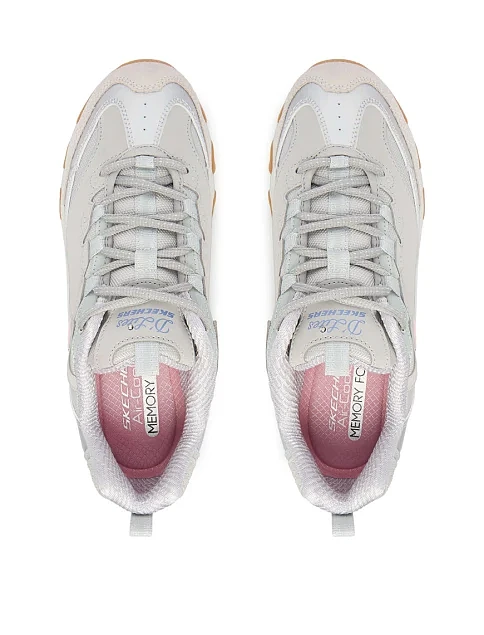 Жіночі кросівки Skechers з екошкіри сірі - фото 4 - Miraton