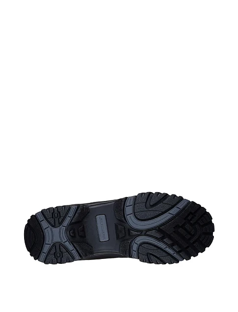 Чоловічі черевики Skechers з екошкіри чорні - фото 5 - Miraton