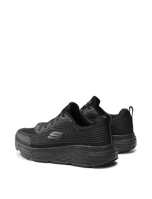Мужские кроссовки Skechers из экокожи черные - фото 3 - Miraton