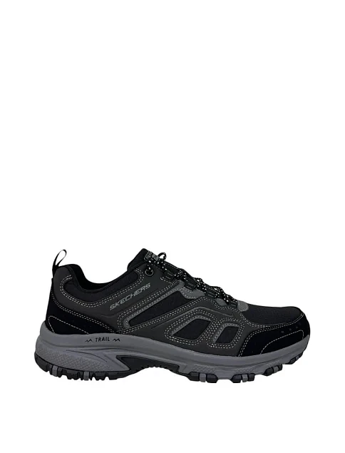 Мужские кроссовки Skechers из экокожи черные - фото 1 - Miraton