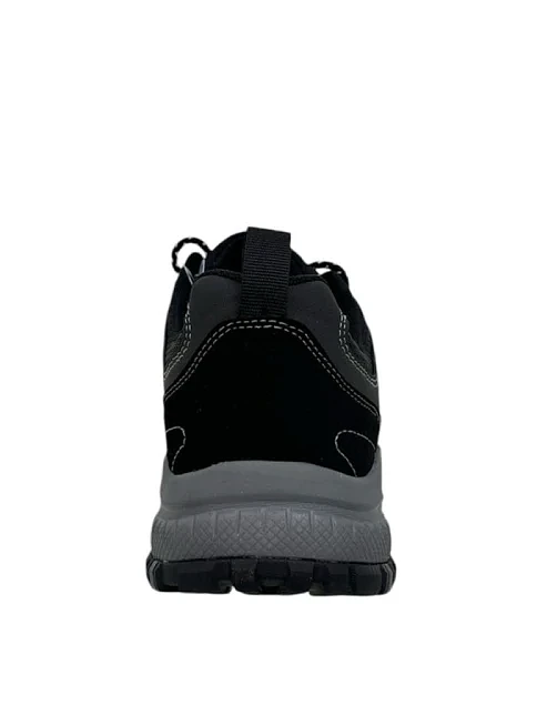 Мужские кроссовки Skechers из экокожи черные - фото 3 - Miraton